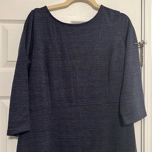 Banana Republic Navy Scoopneck Back Dress